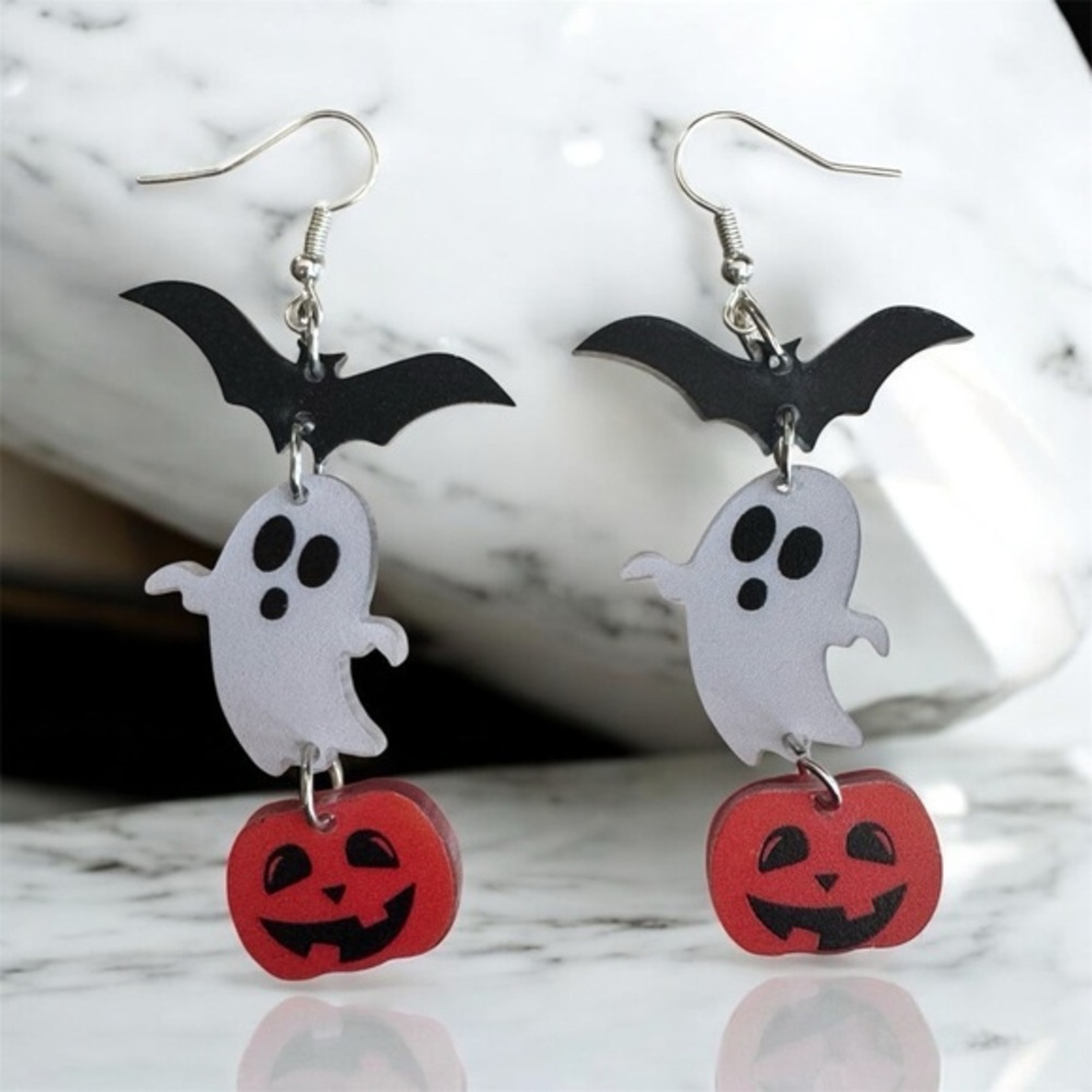 Halloween Acrylic Earrings!